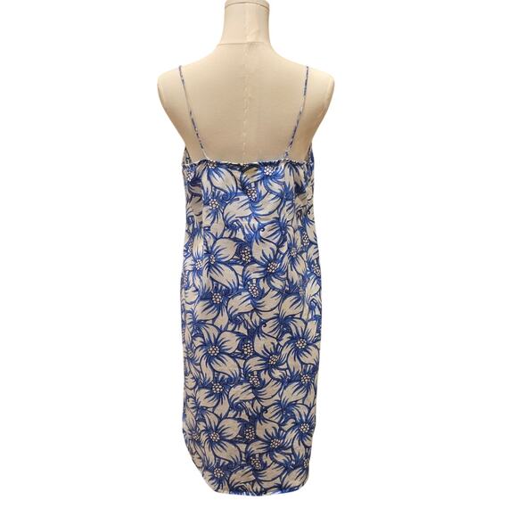Roberta Roller Rabbit Blue Floral Mini 100% Cotton Dress Size Medium - Picture 5 of 9
